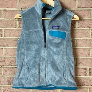 Patagonia vest grey and blue